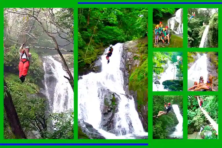 Costa rica zip line 11 Waterfalls zipline tour